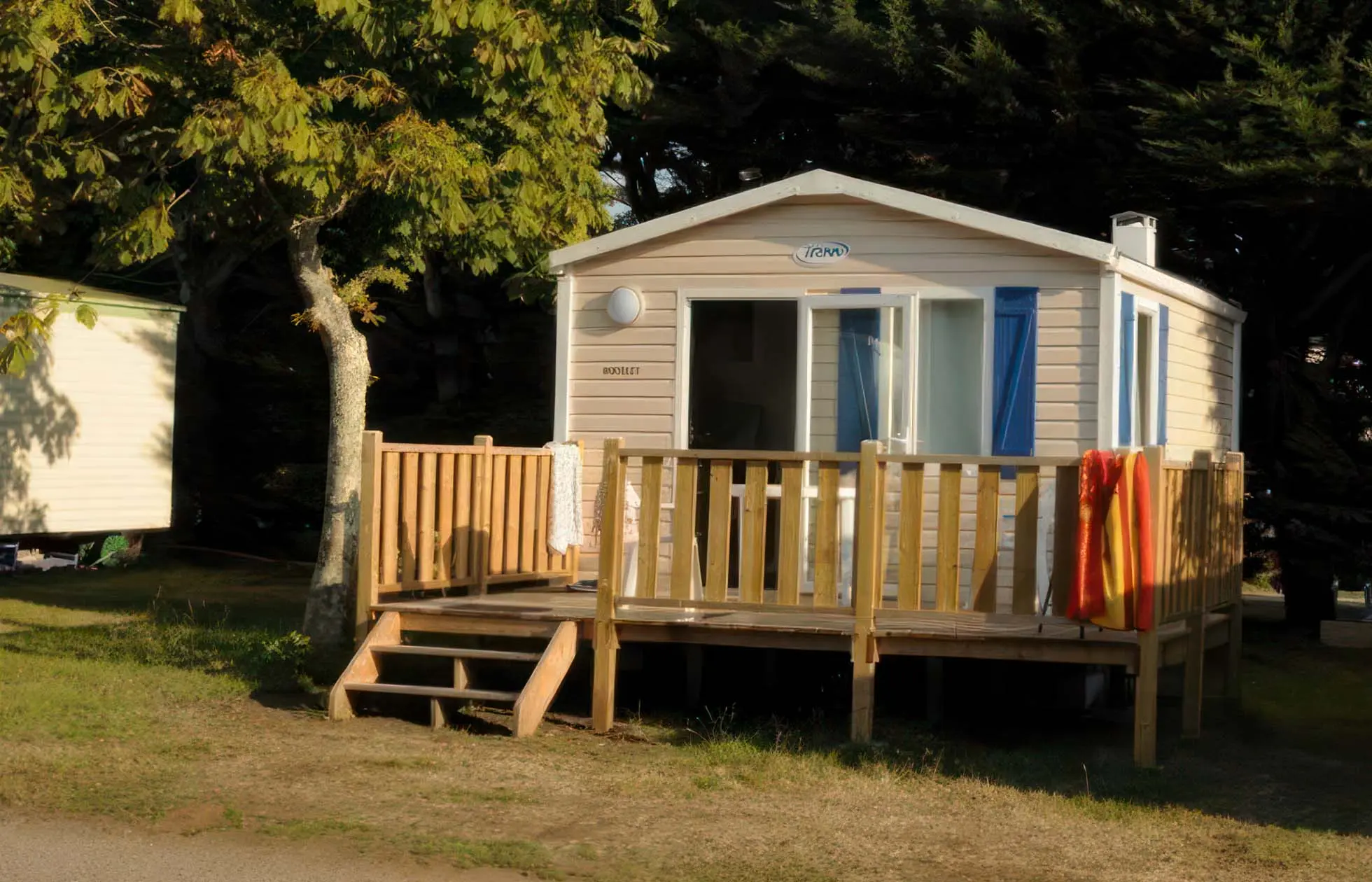 Camping La Grande Plage on the southern point of Finistère