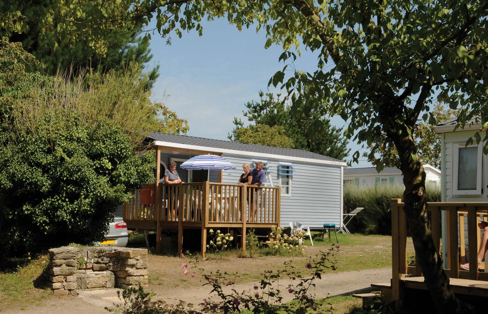 Camping La Grande Plage on the southern point of Finistère