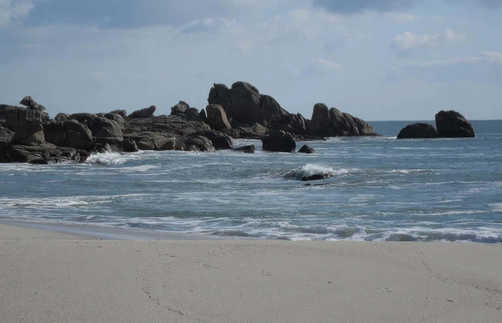 Camping La Grande Plage on the southern point of Finistère