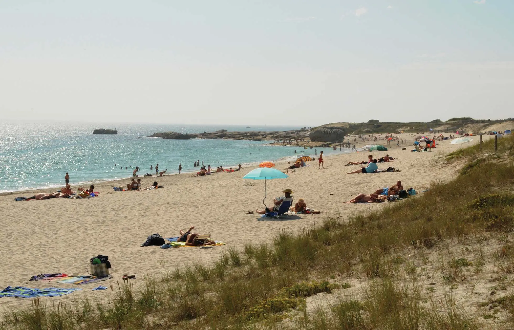 Camping La Grande Plage on the southern point of Finistère