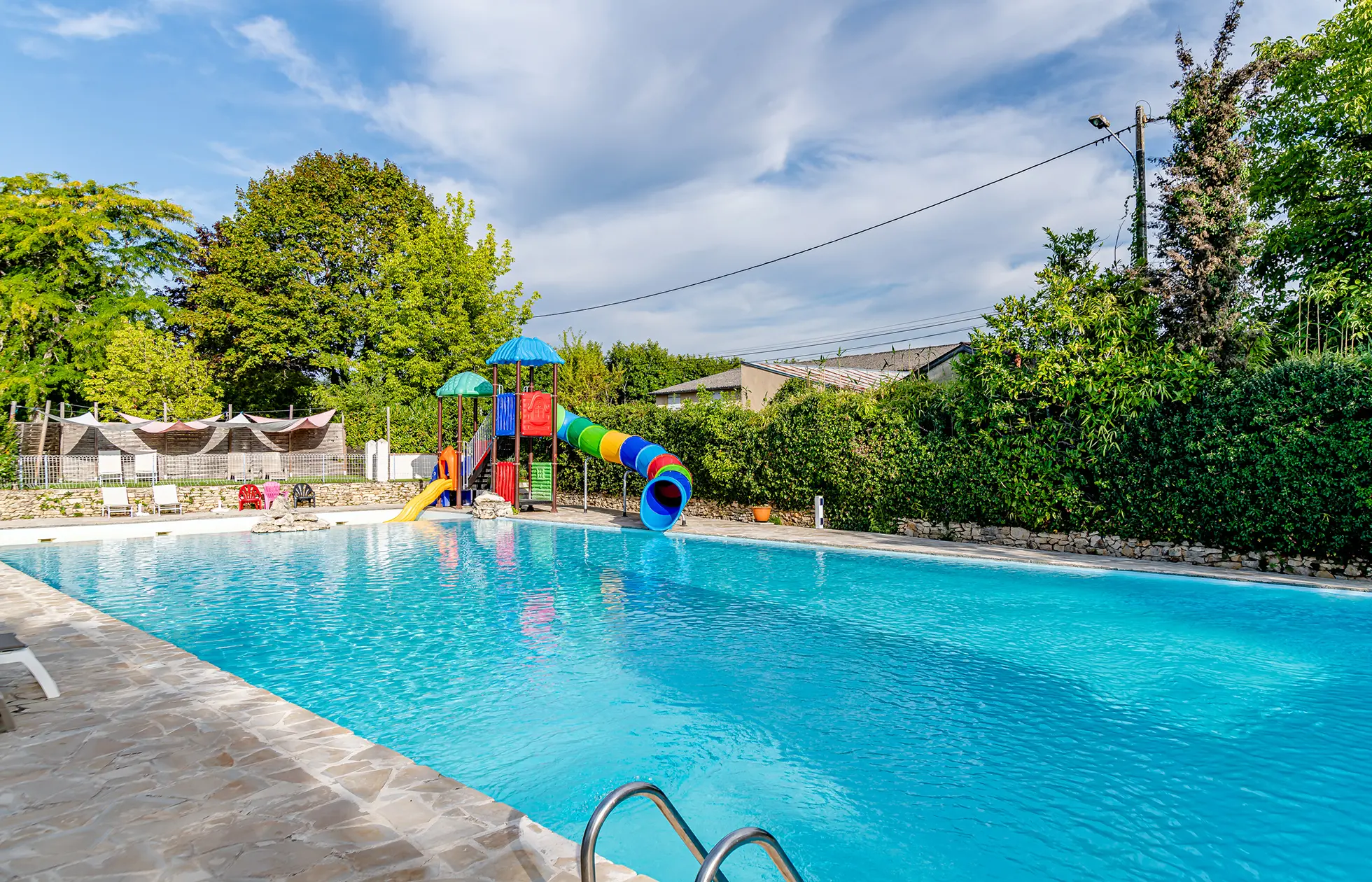 Camping Les Terrasses de Dordogne - Piscine 1